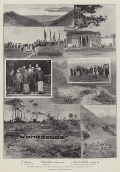 La Question Chinoise, avec la Commission Britannique de Délimitation des Frontières à Mirs Bay - Henry Charles Seppings Wright